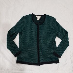 Vintage Doncaster Women's Green Sweater!